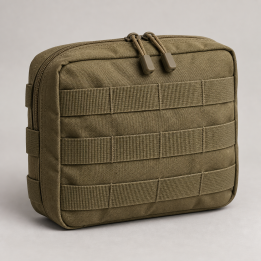 Pouch administracyjny MOLLE, Cordura 500D — ilustracja poglądowa AI
